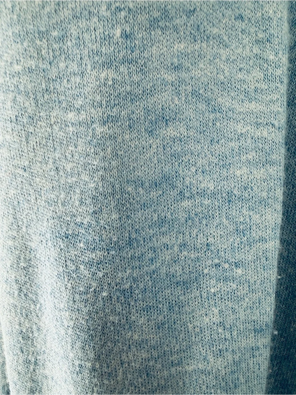 Vintage Polo by Ralph Lauren Men's Light Blue V-Neck Sweater